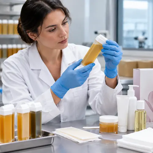 Roll-on wax cartridge leakage check and aftercare kit packaging QC inspection