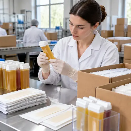 Hair removal product QC inspection for wax cartridges and strip packaging