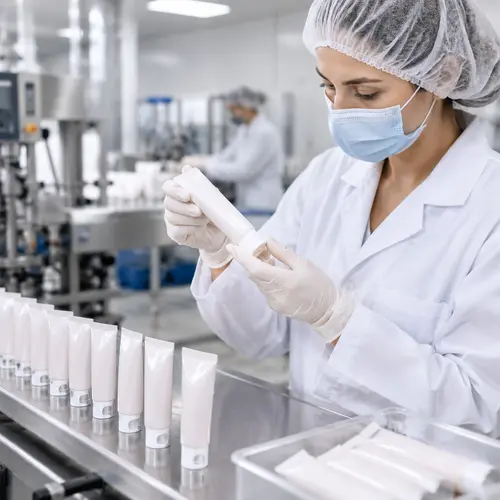 Depilatory cream tube packaging compatibility and leakage inspection
