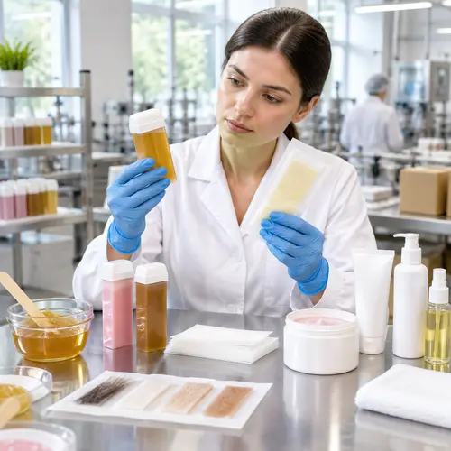 Quality inspection of roll-on wax cartridge leakage and wax strip packaging