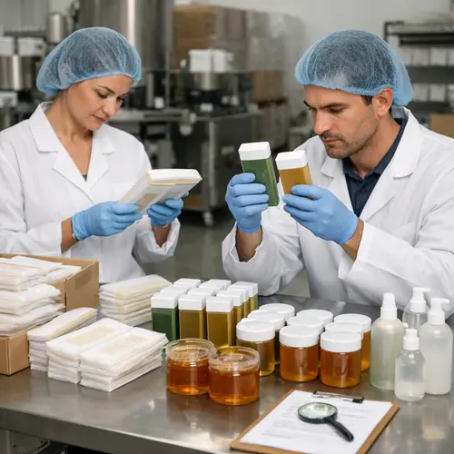 Quality inspection of wax strip packaging and roll-on wax cartridges for leakage and shipment conditions