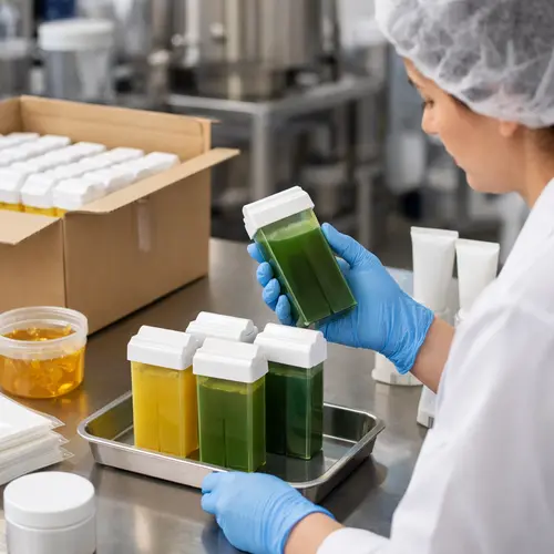 Roll-on wax cartridge leakage and packaging compatibility inspection