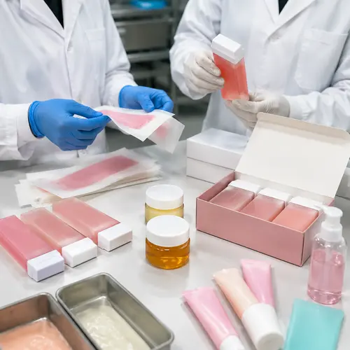 Wax strip packaging and roll-on wax cartridge compatibility inspection