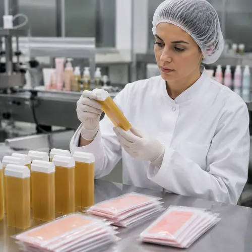 QC inspection of roll-on wax cartridges and wax strip packaging for leakage and deformation