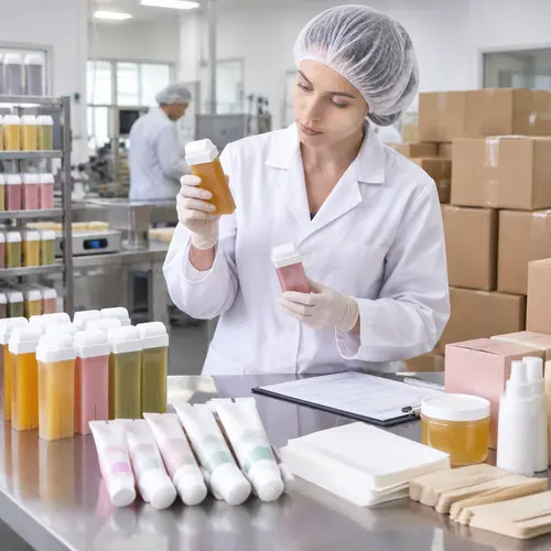 Quality inspection of roll-on wax cartridges and depilatory cream packaging