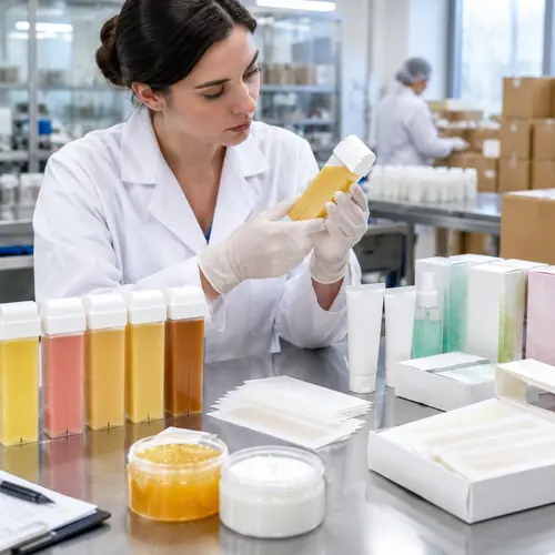 Roll-on wax cartridge leakage and aftercare packaging inspection after shipment simulation