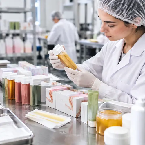 Roll-on wax cartridge leakage check and wax strip packaging QC inspection