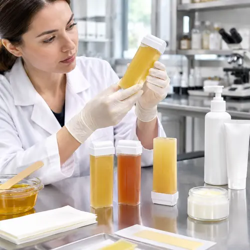 Roll-on wax cartridge leakage check during hair removal packaging testing