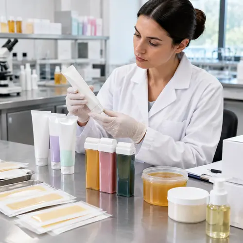wax strip packaging and roll-on cartridge leakage check during QC inspection