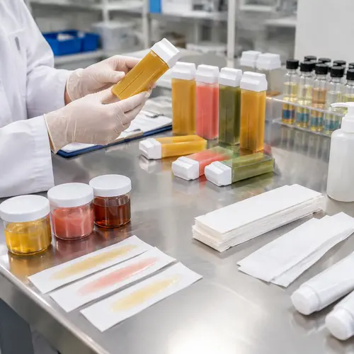 Roll-on wax cartridge leakage check and wax strip packaging quality inspection
