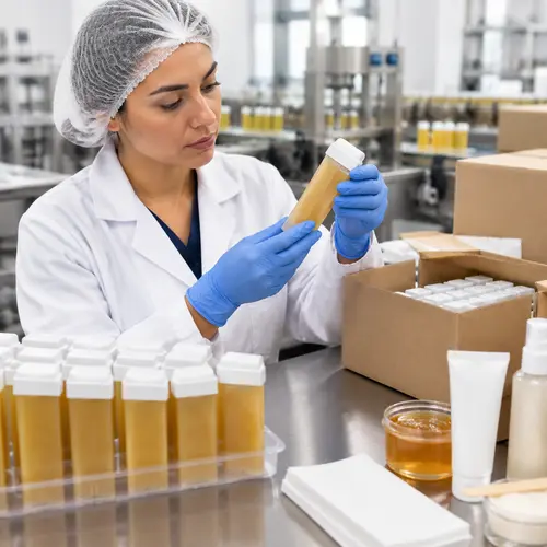 Roll-on wax cartridge leakage and packaging QC inspection