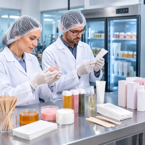 Hair removal product stability review and quality inspection for private label production
