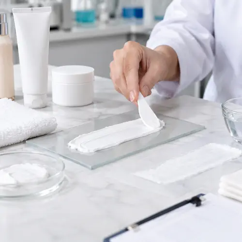 Depilatory cream sample review for sensitive skin texture and coverage