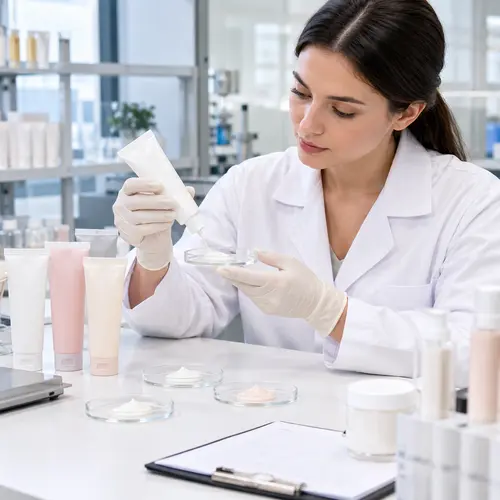 Depilatory cream sample review for texture and packaging compatibility