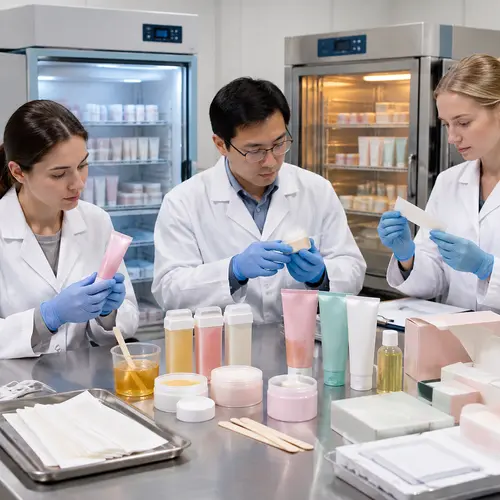 Hair removal product stability review with sealed samples in heat and cold storage