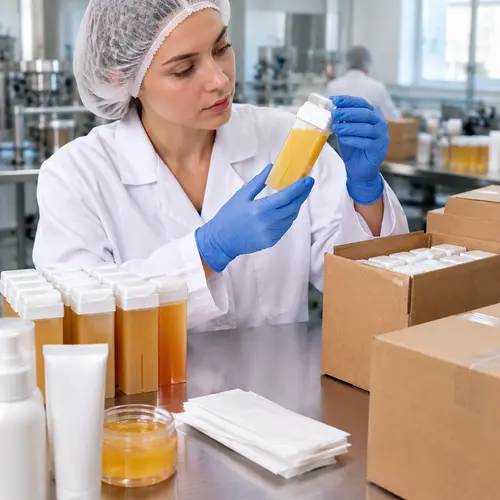 Roll-on wax cartridge leakage and packaging deformation inspection