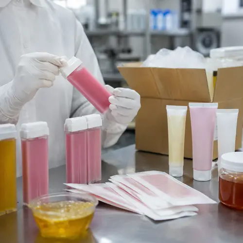 Roll-on wax cartridge and wax strip packaging compatibility inspection