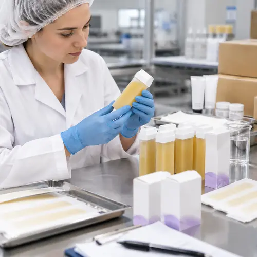 Roll-on wax cartridge leakage check and wax strip packaging inspection