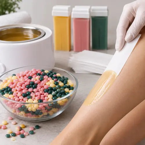 Hard wax beans and soft wax strip textures compared for private label product selection