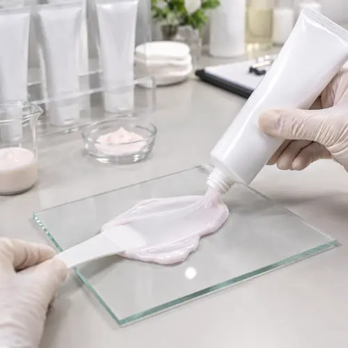 Sensitive skin depilatory cream sample texture review