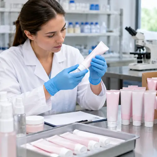 Depilatory cream packaging compatibility and stability inspection