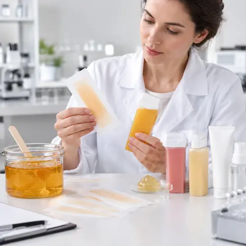 Wax strips and roll-on cartridge sample review for sensitive-skin products