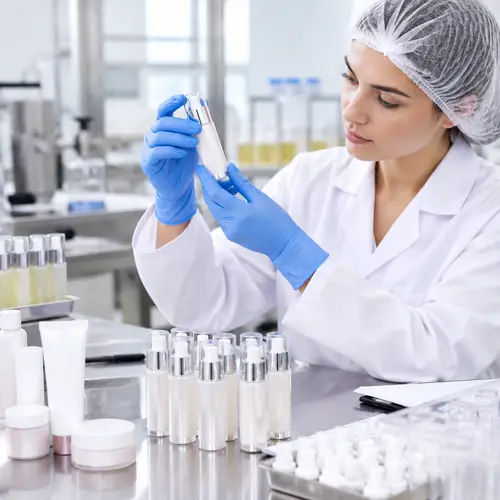 Hair inhibitor serum pump packaging leakage and QC inspection