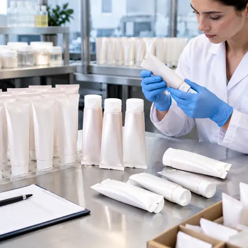 Depilatory cream tube leakage and seal quality inspection