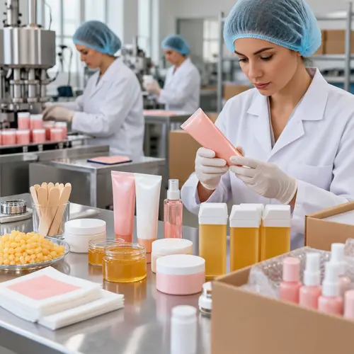 Hair removal product packaging and stability inspection for seasonal launch