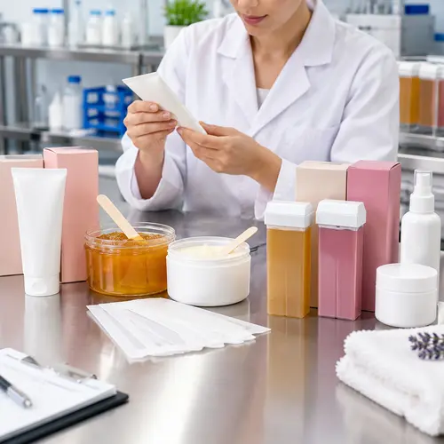 OEM sampling review of depilatory cream, sugar wax, wax strips, and roll-on wax cartridges
