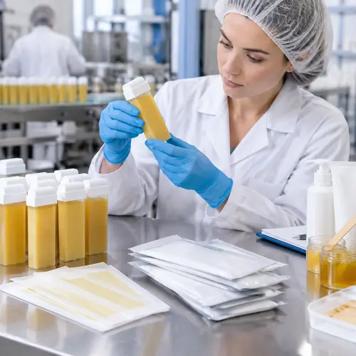 QC inspection of roll-on wax cartridges and wax strip packaging
