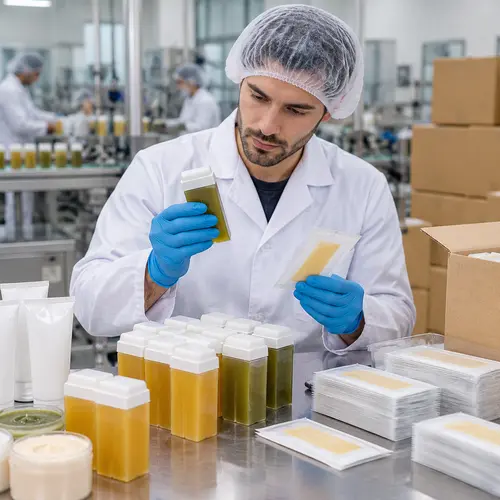 QC inspection of roll-on wax cartridges and wax strip packaging