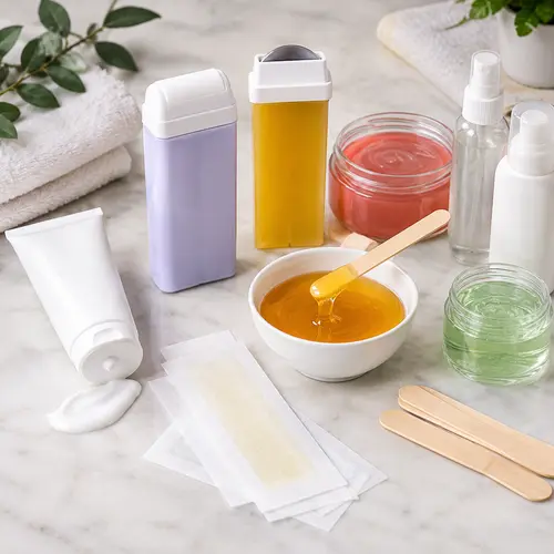 Salon hair removal product samples arranged for wholesale sourcing review