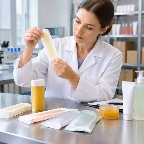 Wax strip packaging and roll-on cartridge leakage quality inspection