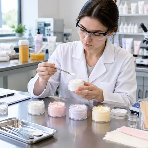 Depilatory cream sample review for private label formulation development