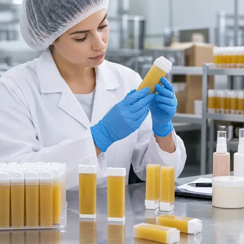 Roll-on wax cartridge leakage check during heat and cold stability review