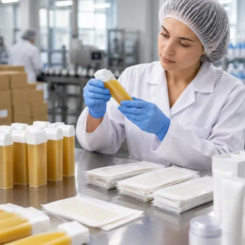 QC inspection of roll-on wax cartridges and wax strip packaging