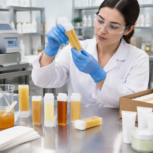 Roll-on wax cartridge leakage check during hair removal product quality control
